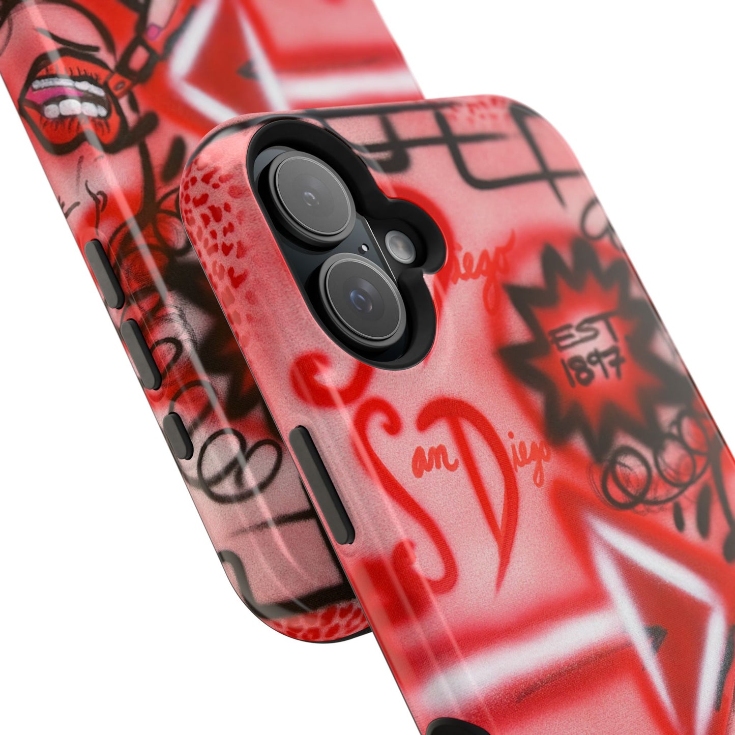 MagSafe "San Diego" Airbrush iPhone-Hülle