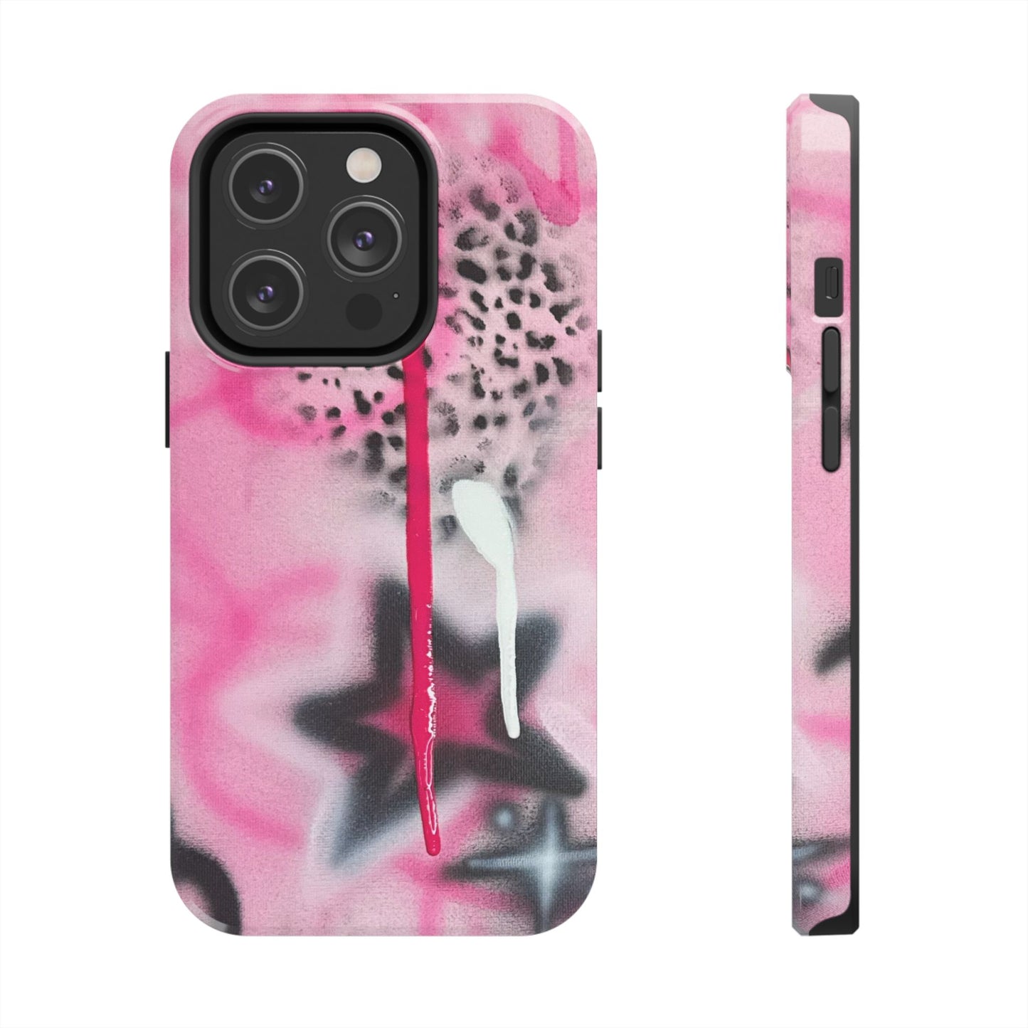 "pink cheetah" airbrush iPhone case