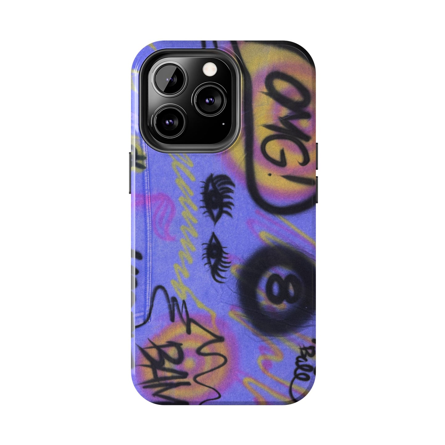 "eye$ on lies" airbrush iPhone case