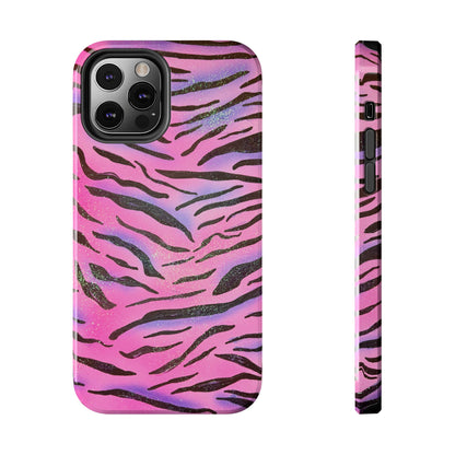 "glitter zebra" airbrush iPhone case