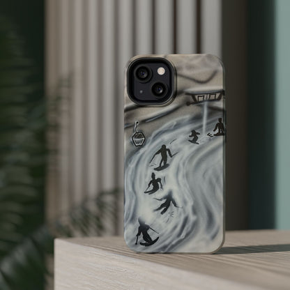 MagSafe "arctic avalanche" airbrush iPhone case