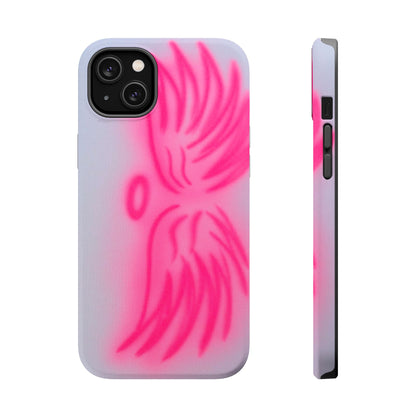 MagSafe "angel wings" airbrush iPhone case