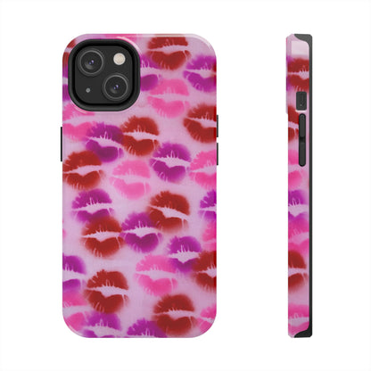 "mwah" airbrush iPhone case