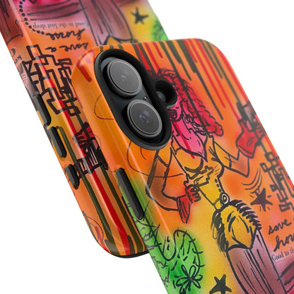 "wild, wild west" airbrush iPhone case