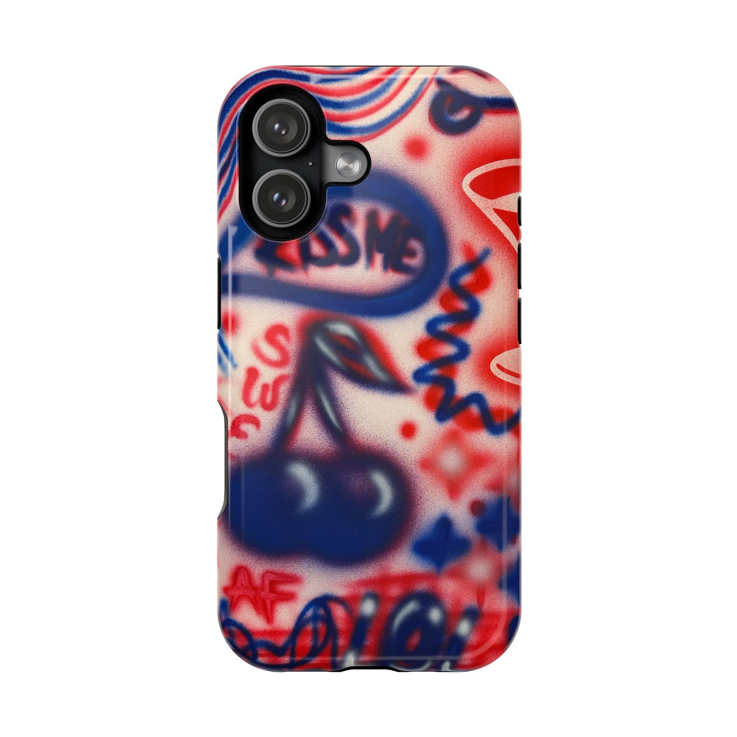 MagSafe „Kiss me“ Airbrush iPhone-Hülle