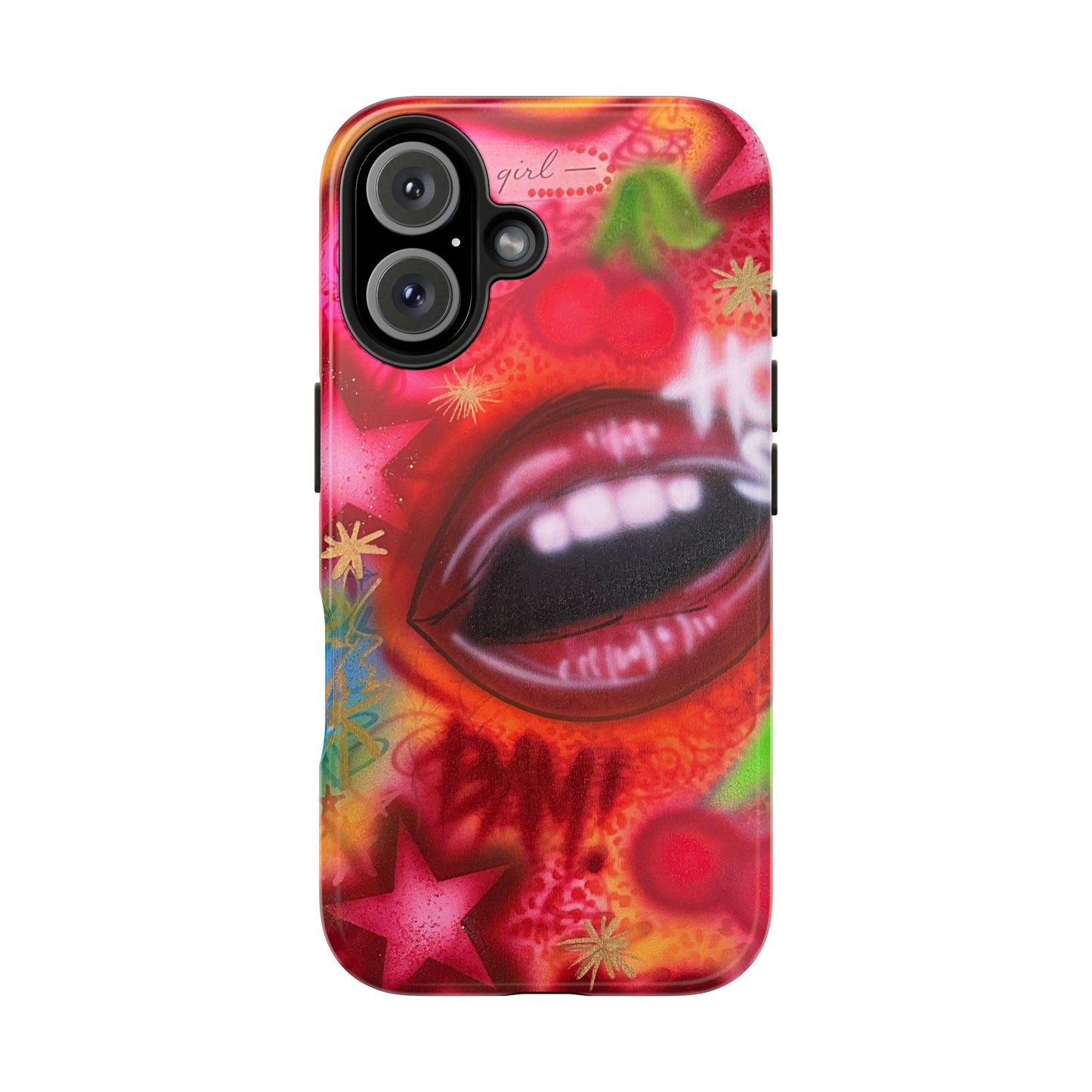 "hot stuff" airbrush iPhone case