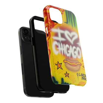 "chicago" airbrush iPhone case