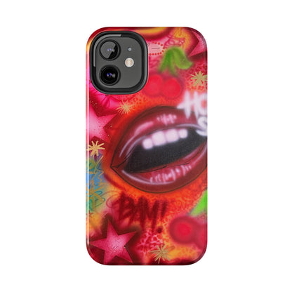 "hot stuff" airbrush iPhone case
