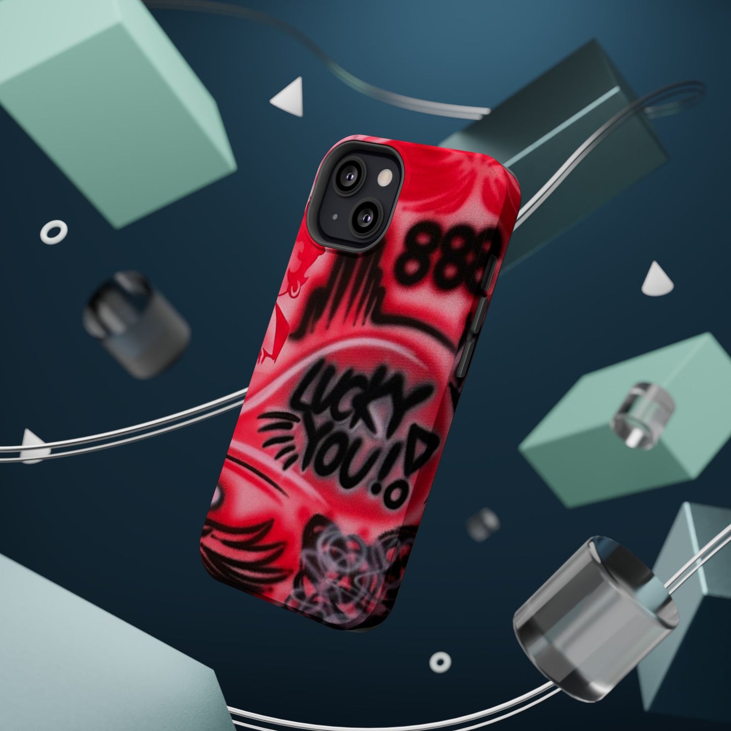 MagSafe „lucky you! pt. 2“ Airbrush iPhone Hülle