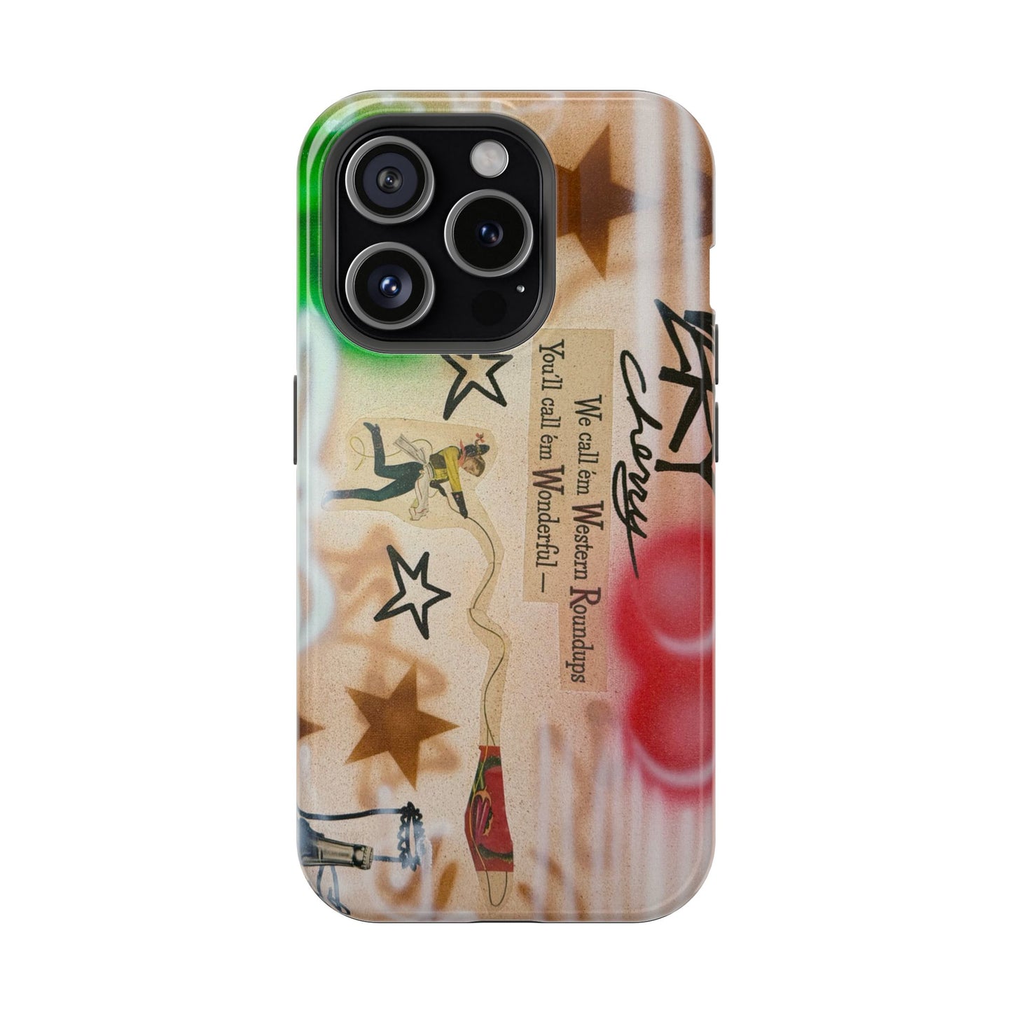 MagSafe "very cherry" airbrush iPhone case