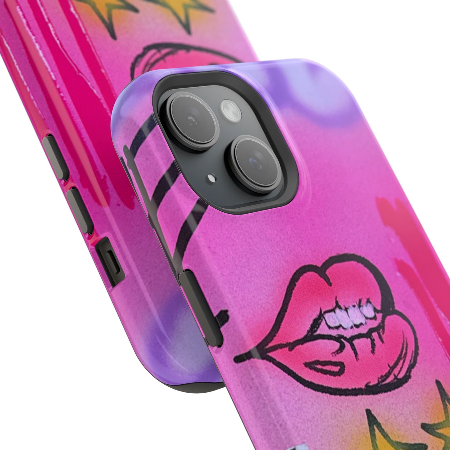 MagSafe "star drip" airbrush iPhone case