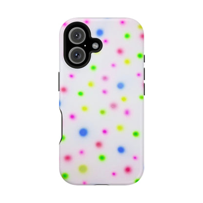 MagSafe "birthday cake polka dot" airbrush iPhone case