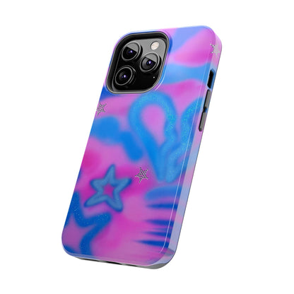 "blue camo" airbrush iPhone case