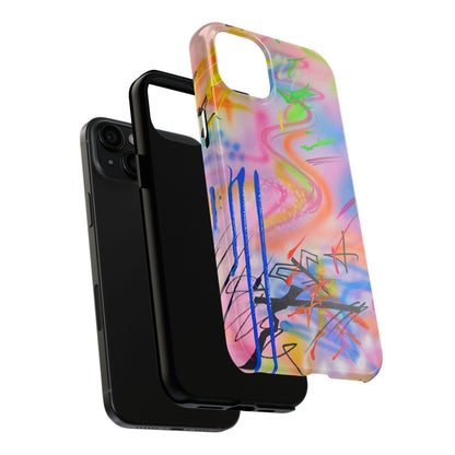"neon haze" airbrush iPhone case