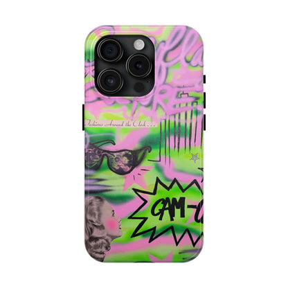 "green camo" airbrush iPhone case