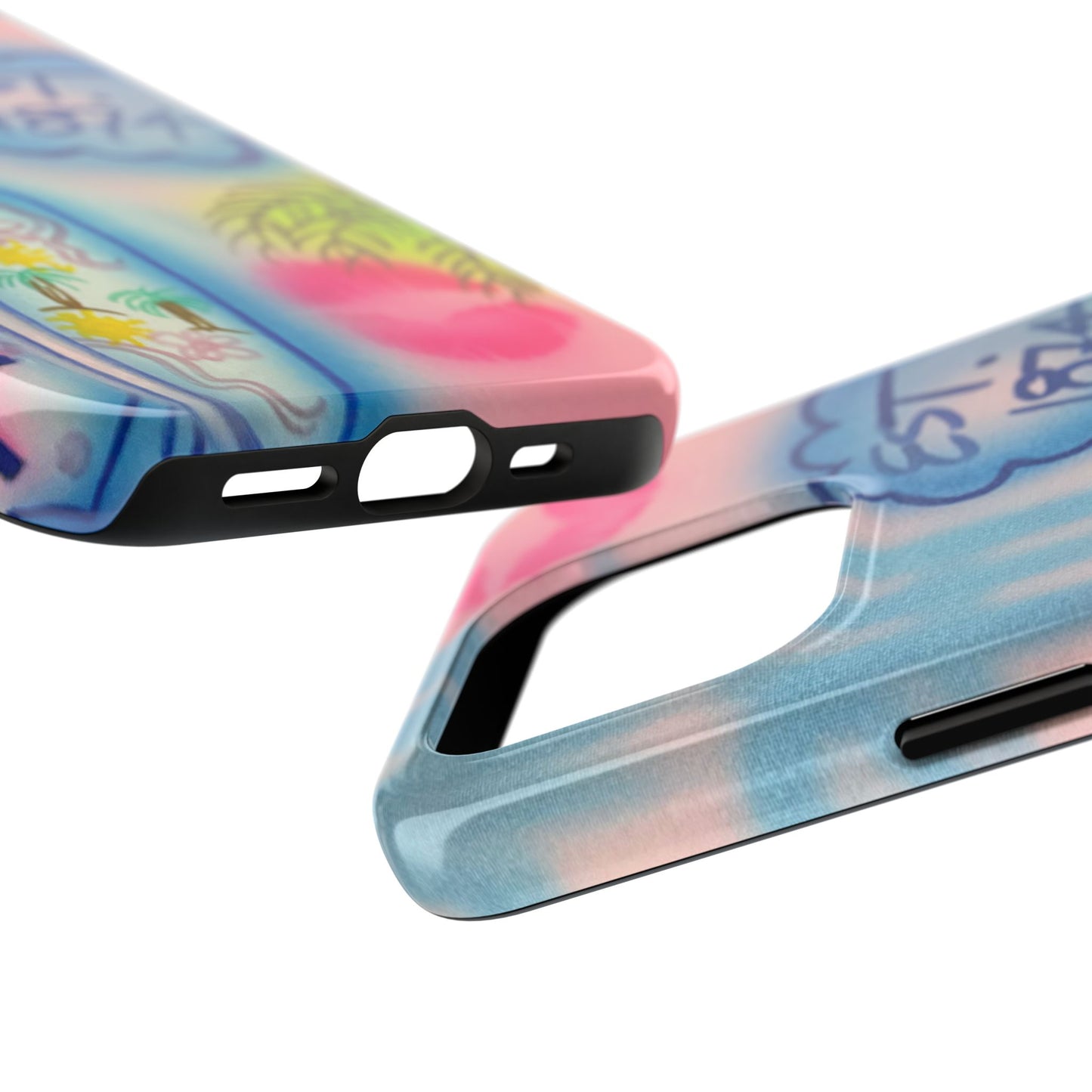"in the wave" airbrush iPhone case