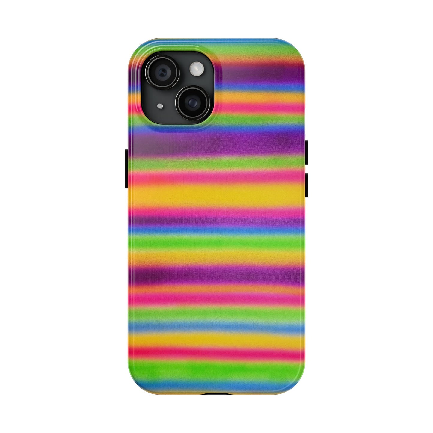 "colorful stripes" airbrush iPhone case