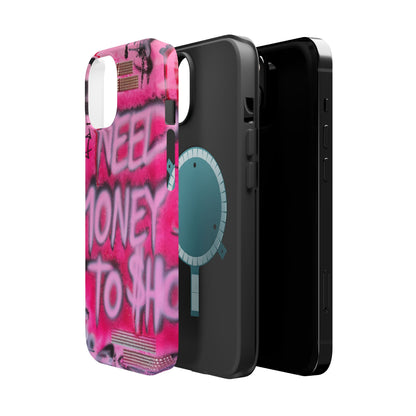 MagSafe "need $$ to shop" airbrush iPhone case
