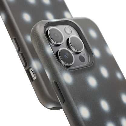 MagSafe "coconut noir polka dot" airbrush iPhone case