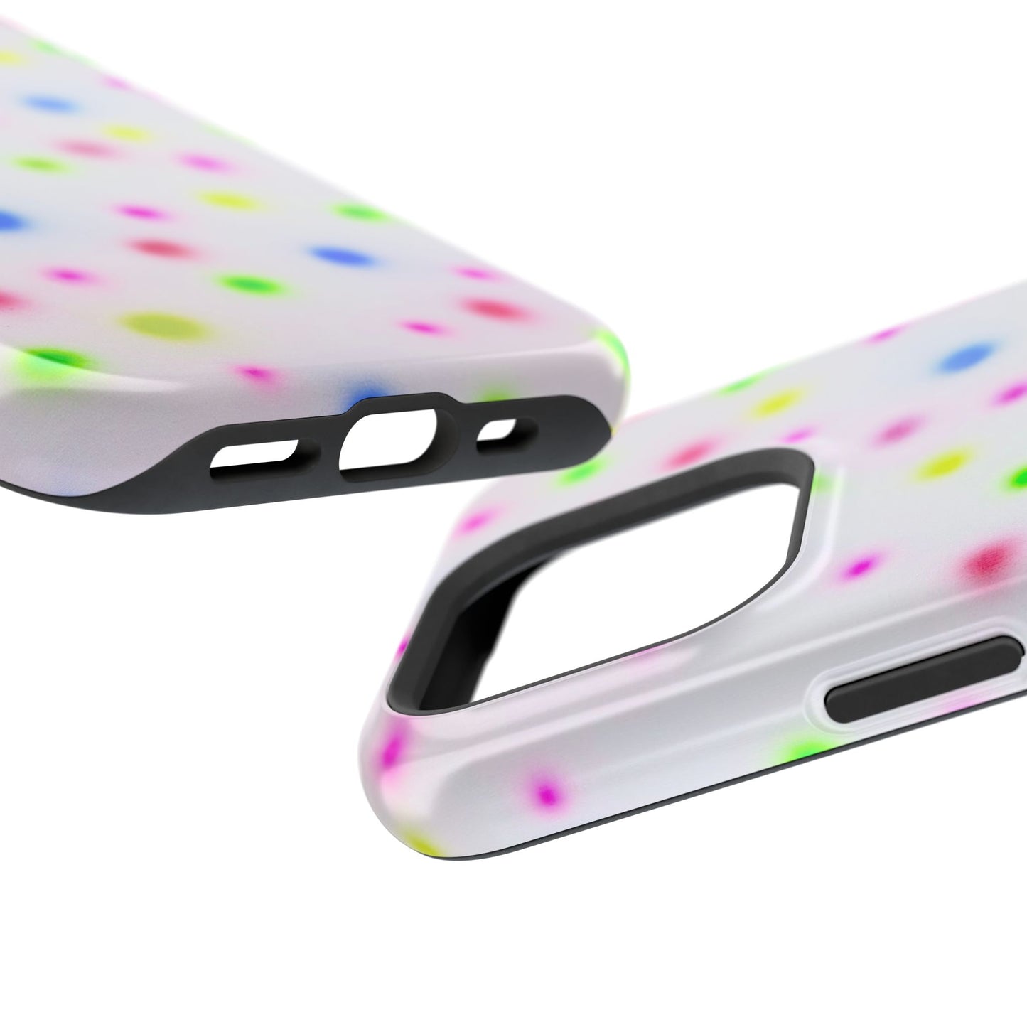 MagSafe "birthday cake polka dot" airbrush iPhone case