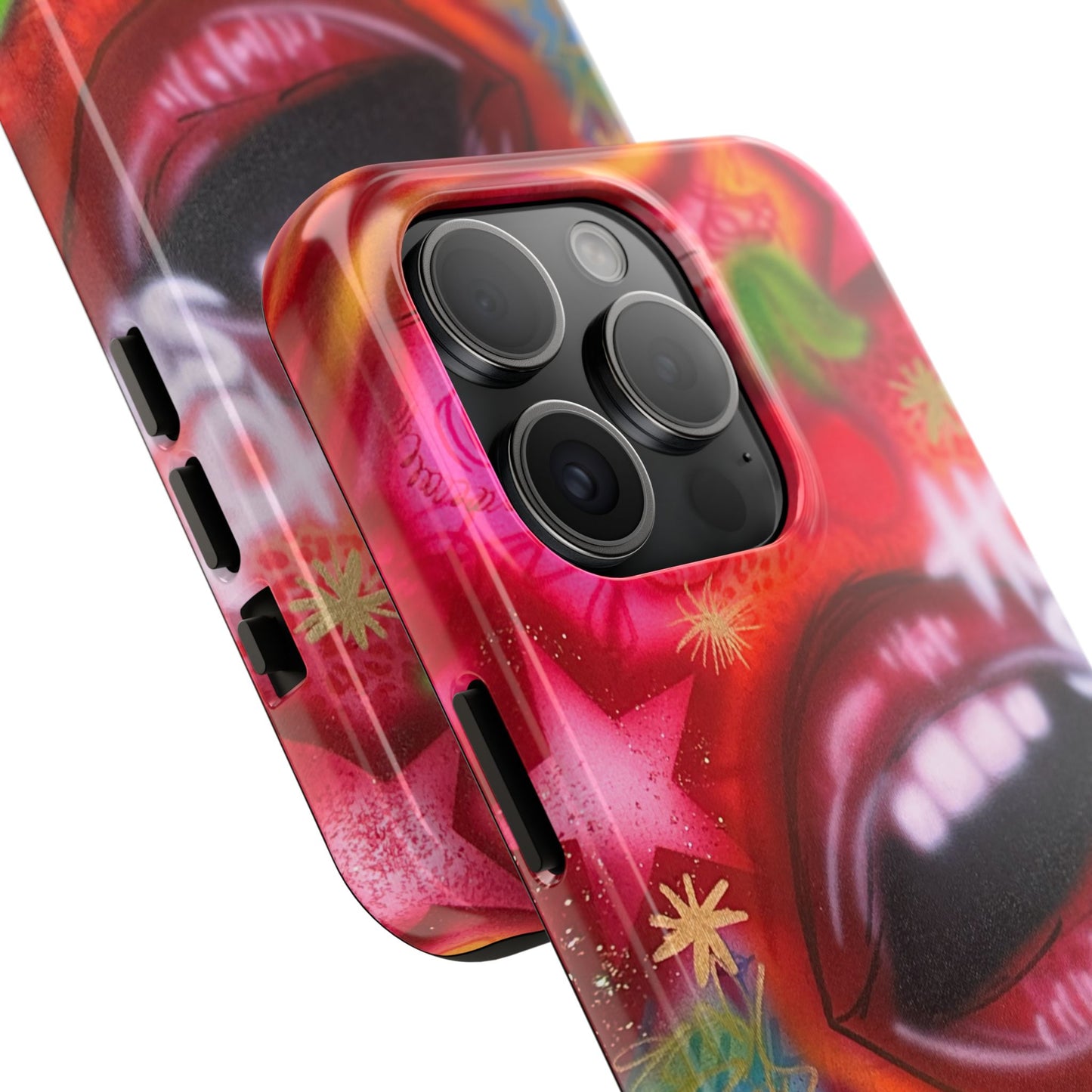 "hot stuff" airbrush iPhone case