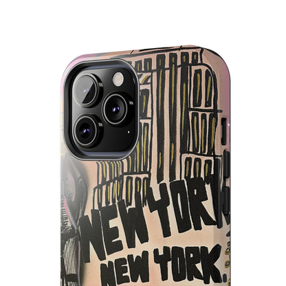 "new york, new york!" airbrush iPhone case