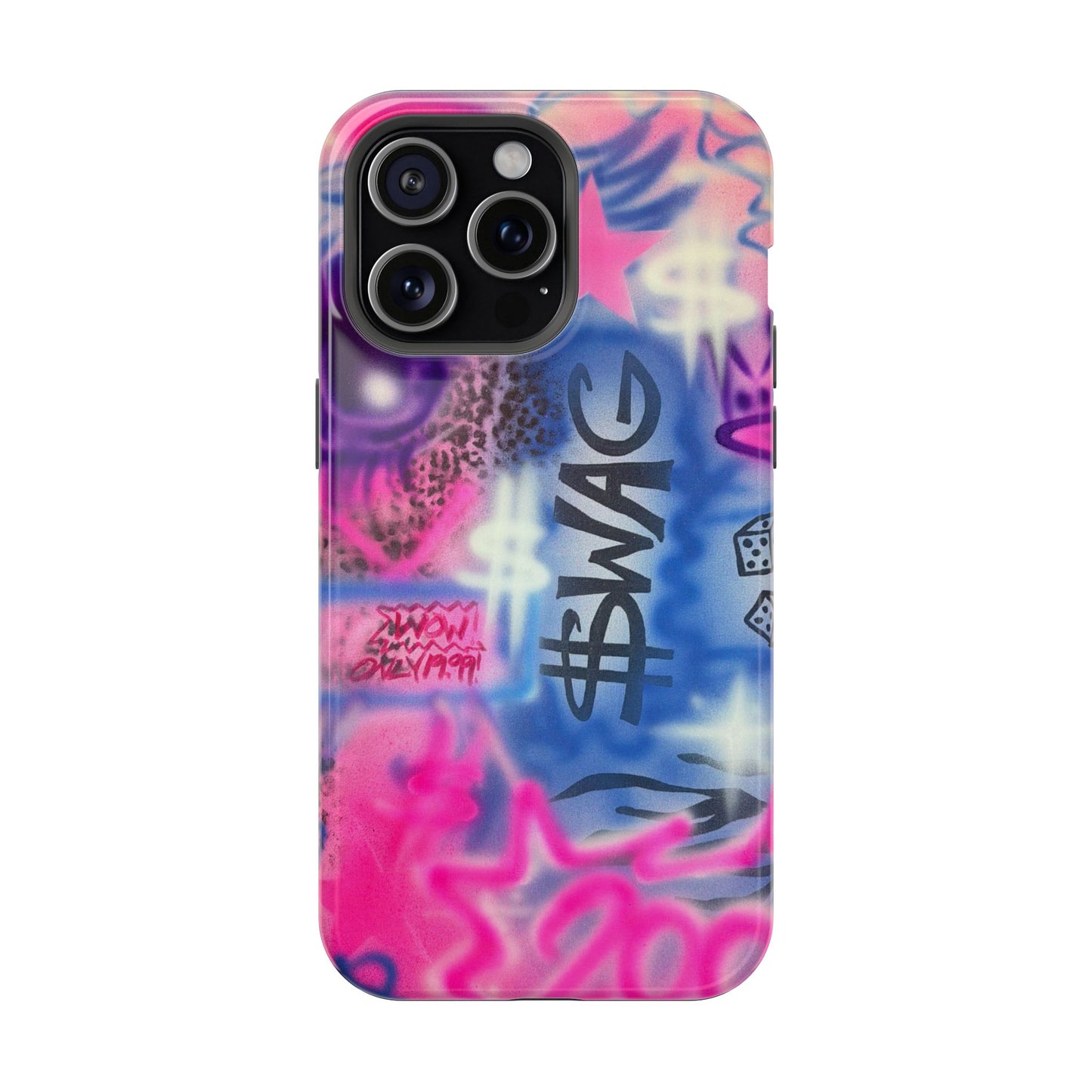 MagSafe "$wag" airbrush iPhone case