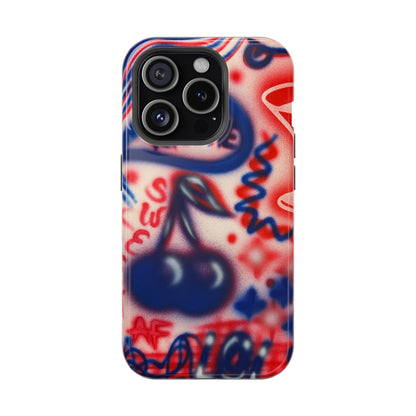 MagSafe „Kiss me“ Airbrush iPhone-Hülle