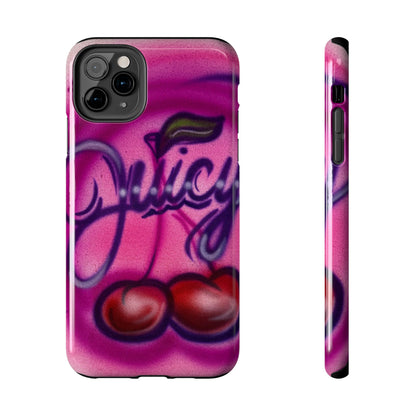 "juicy" airbrush iPhone case
