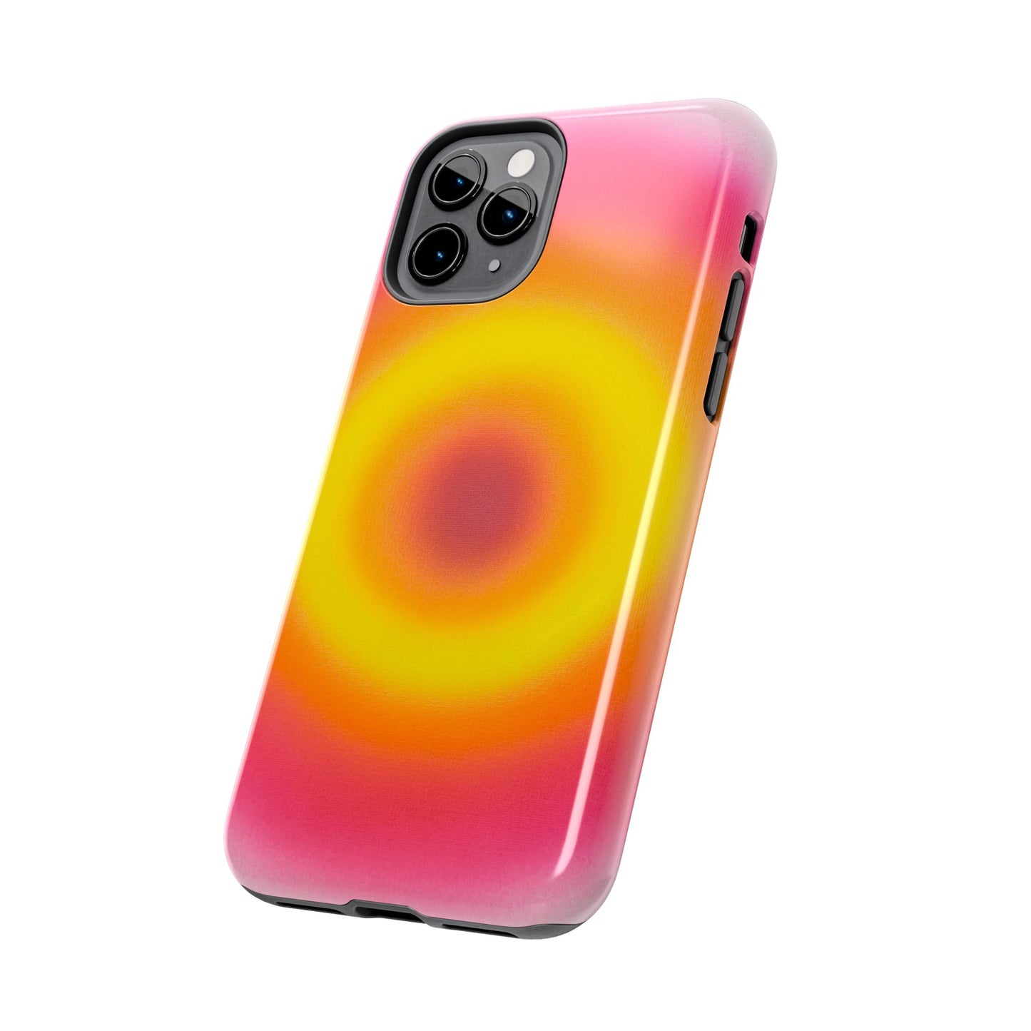 "pink lemonade aura" airbrush iPhone case