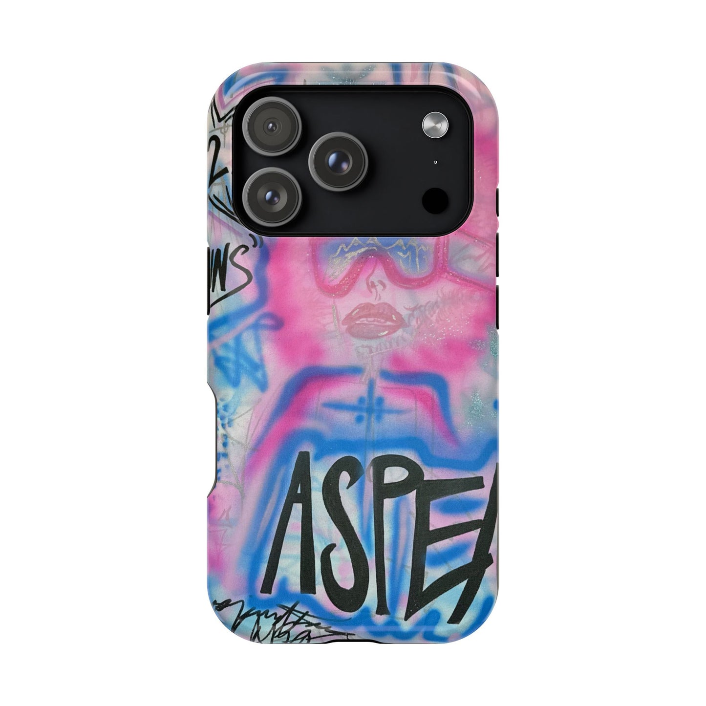 MagSafe "aspen aspirations" airbrush iPhone case