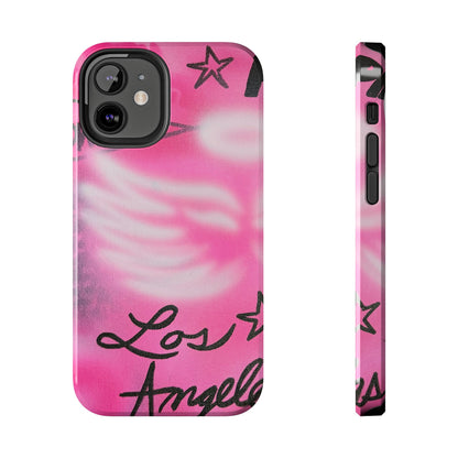 "pink angel wings" airbrush iPhone case
