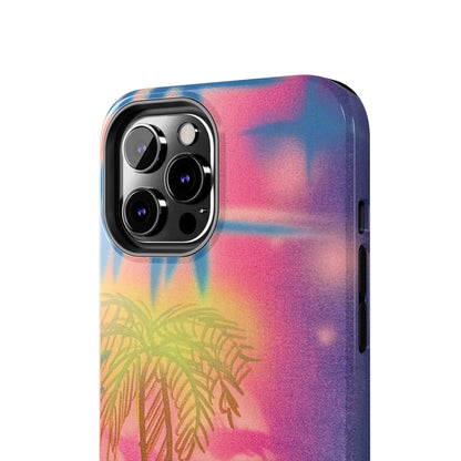 "glowy night" airbrush iPhone case