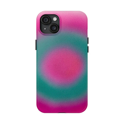 "watermelon swirl" aura airbrush iPhone case