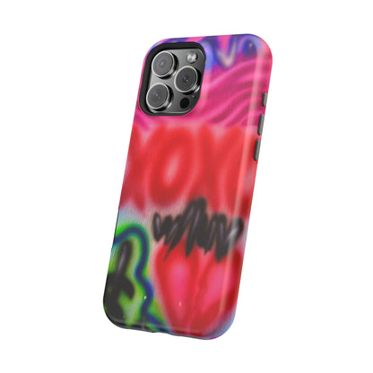 MagSafe Airbrush-iPhone-Hülle „with luv, xoxo“