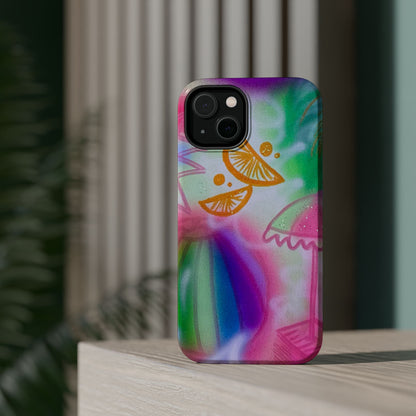 MagSafe "on the beach" airbrush iPhone case
