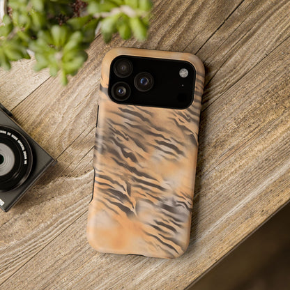 MagSafe "neutral tiger" airbrush iPhone case