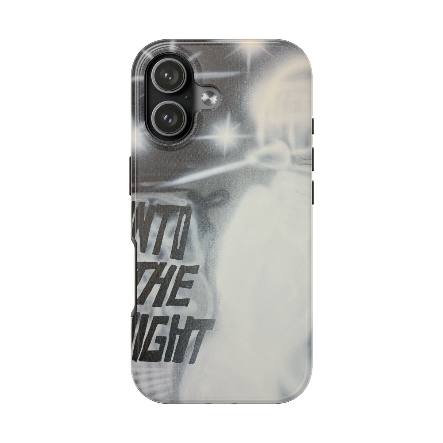 "into the night" airbrush iPhone case
