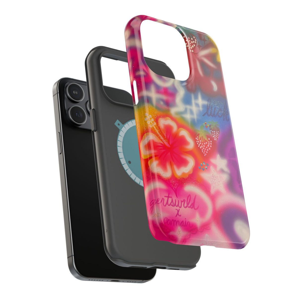 MagSafe „luck & luv“ Airbrush iPhone-Hülle