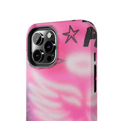 "pink angel wings" airbrush iPhone case