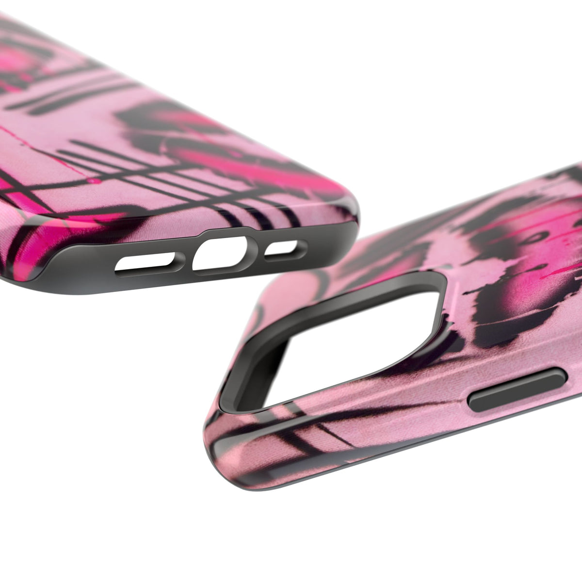 MagSafe "glossy pout" airbrush iPhone case