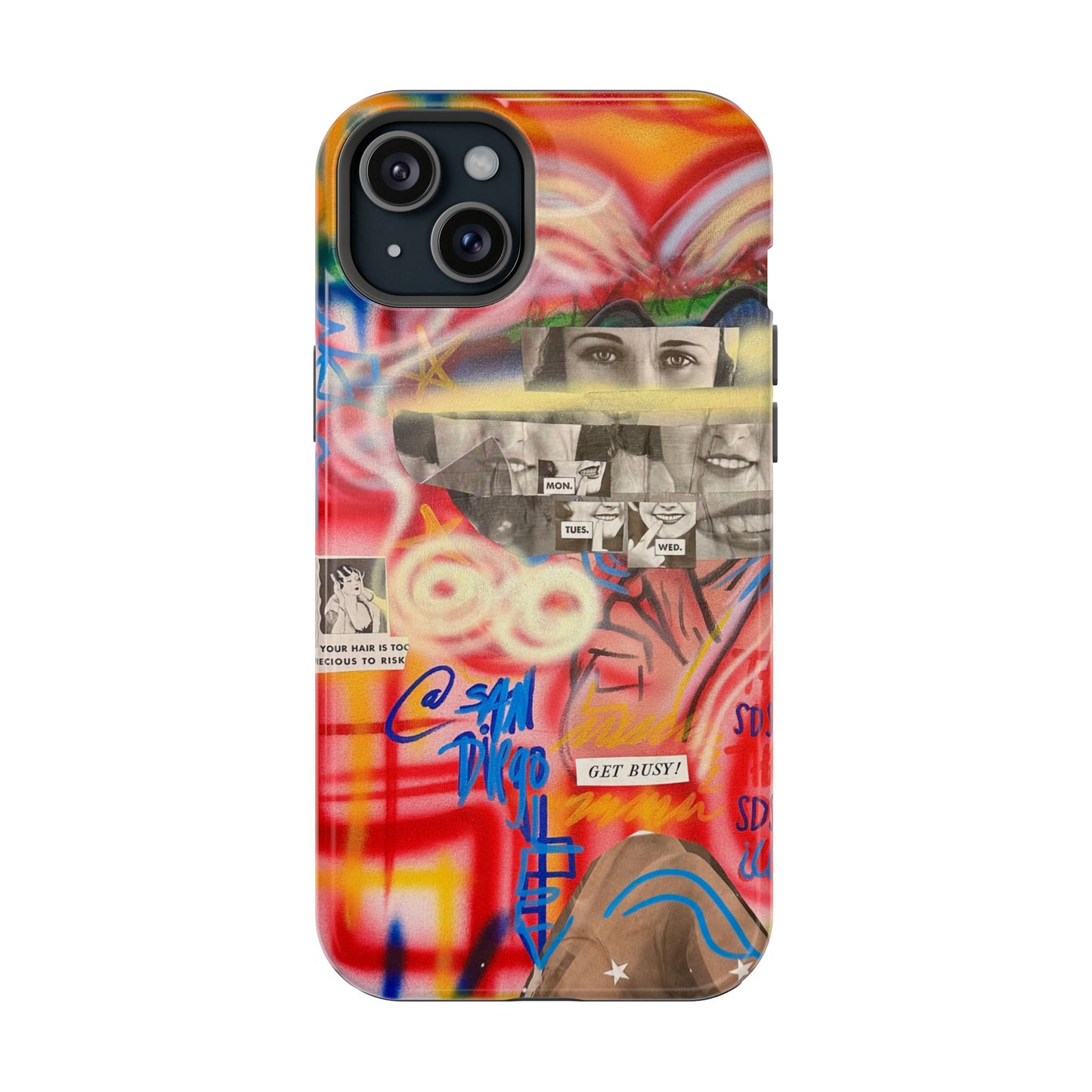 MagSafe Limited Edition "Get Busy" Airbrush iPhone Hülle