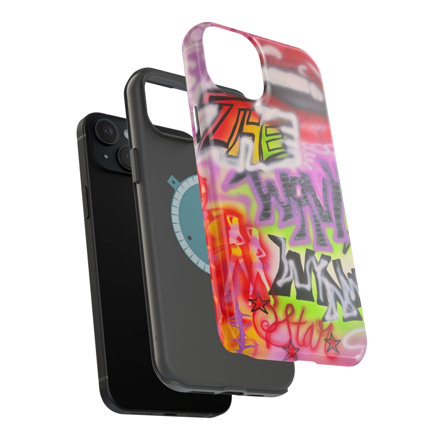 MagSafe "wynwood gold" airbrush iPhone case