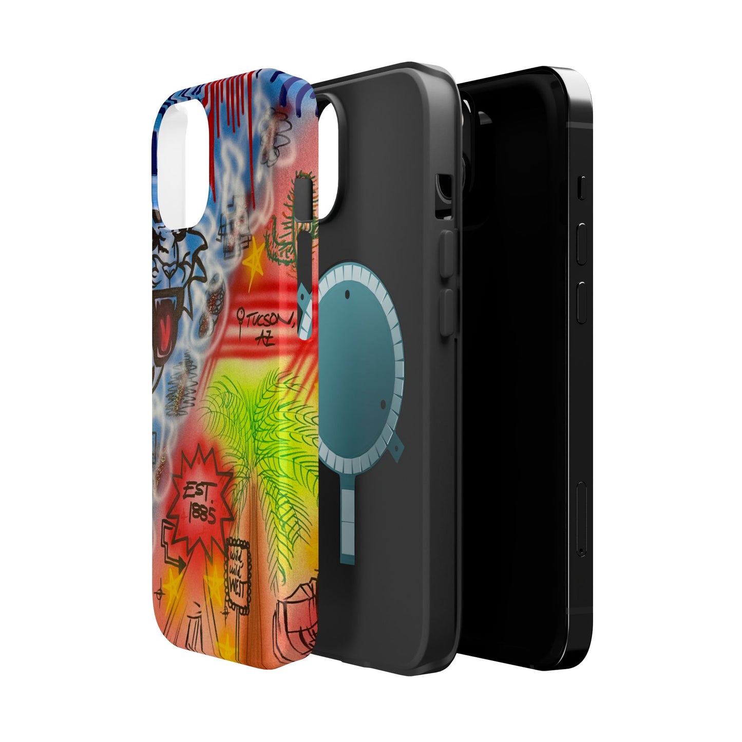 MagSafe Airbrush iPhone-Hülle „Tucson, AZ“