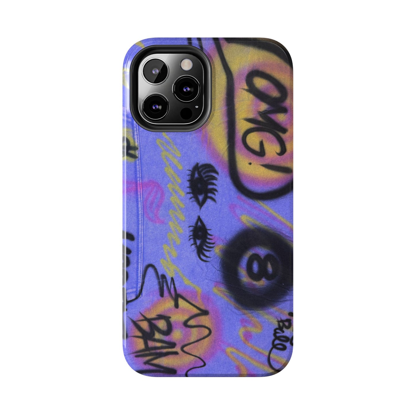 "eye$ on lies" airbrush iPhone case