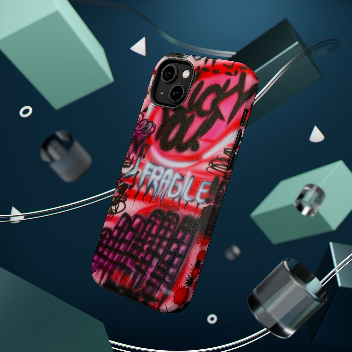 MagSafe "lucky you!" airbrush iPhone case