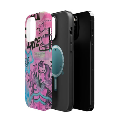 MagSafe "avant le ski" airbrush iPhone case