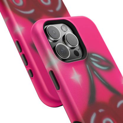 MagSafe "cherry 8ball" airbrush iPhone case
