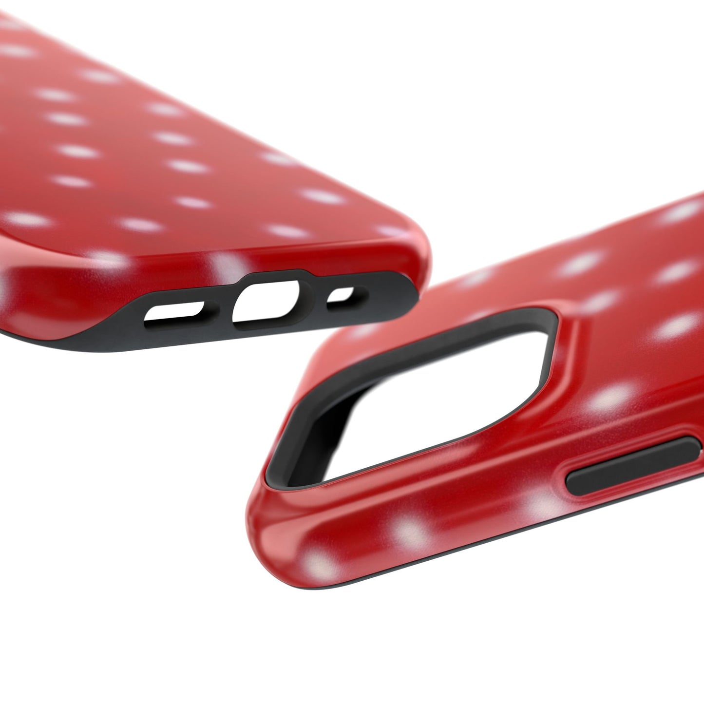 MagSafe "cherry crush polka dot" airbrush iPhone case