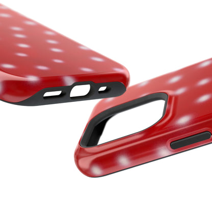 MagSafe "cherry crush polka dot" airbrush iPhone case